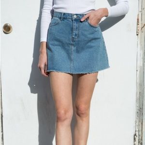 brandy melville juliette denim skirt